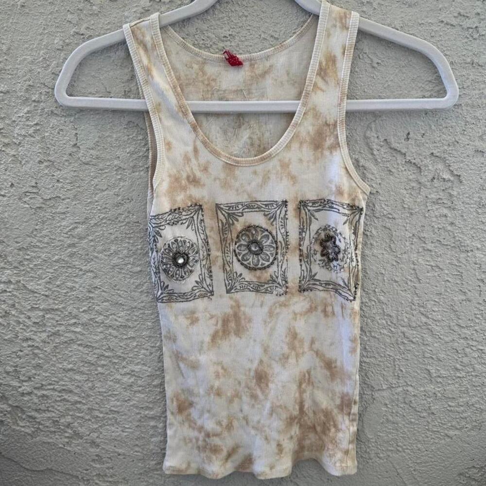 Y2k beaded tank top